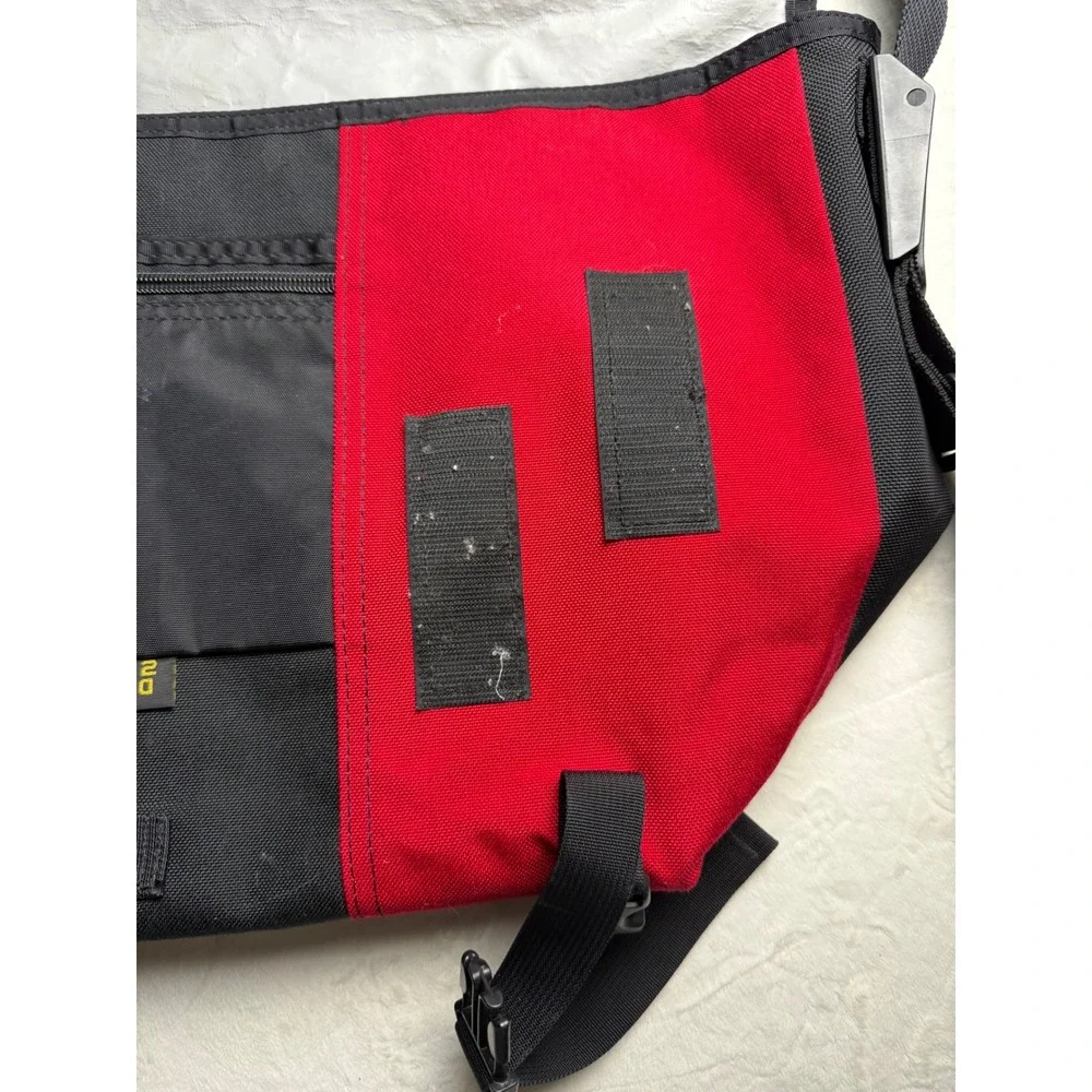 Timbuk2 Designs Messenger Bag Red Black Colorblock Large Commuter Bag